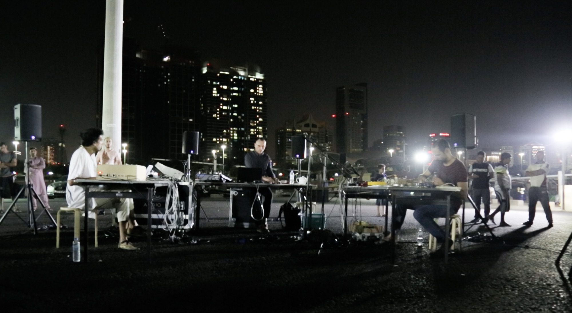 Waters' Witness — Performance photo — Durub Al Tawaya Programme, Abu Dhabi Art, 2017